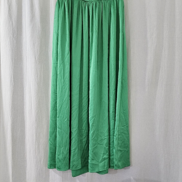 a new day Pleated Maxi Sundress in Green Women's Size M - Picture 5 of 9